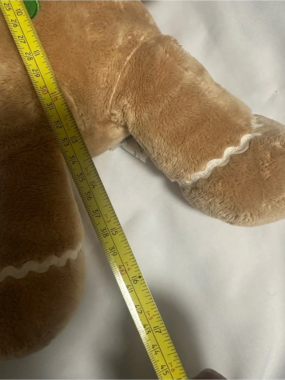 Build-A-Bear 2012 Brown Gingerbread hello kitty Cat Plush with Colorful Buttons